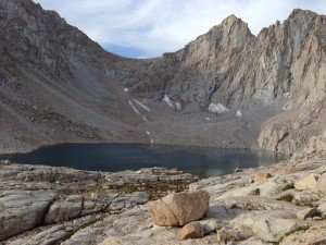 Pristine lake just off the trail