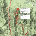 Route before watch died.