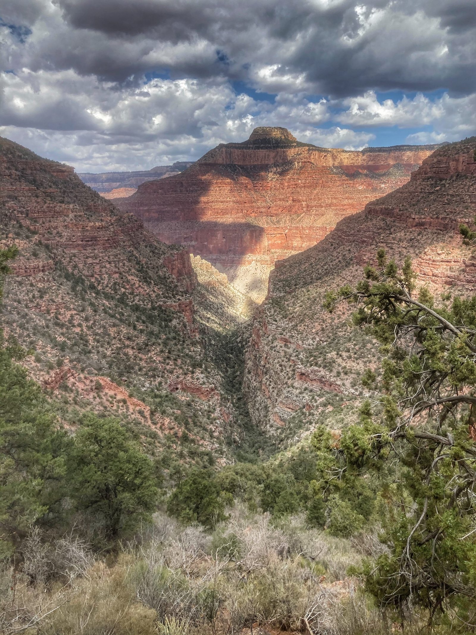 Looking down Dragon canyon Looking down Dragon canyon